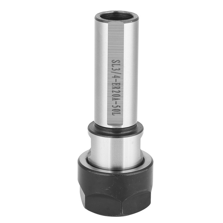 Set tije de prelungire frezare Enforose, C3/4 ER20A-50L, otel mangan, 3/4, 50mm