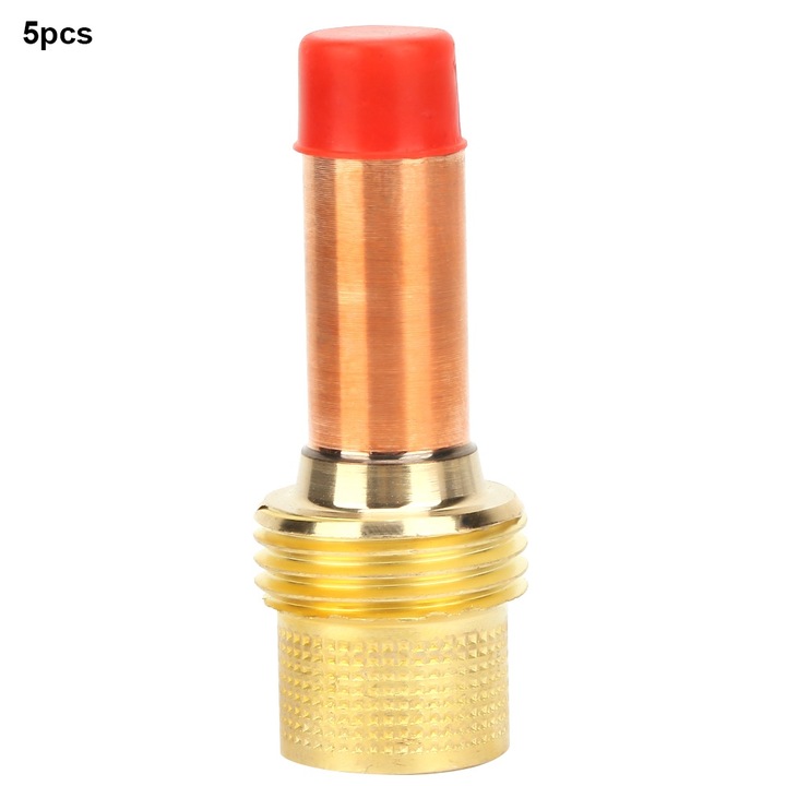 Corp de colt pentru lentile de gaz 45V27, Enforose, 1/8" 3,2 mm, set 5 buc