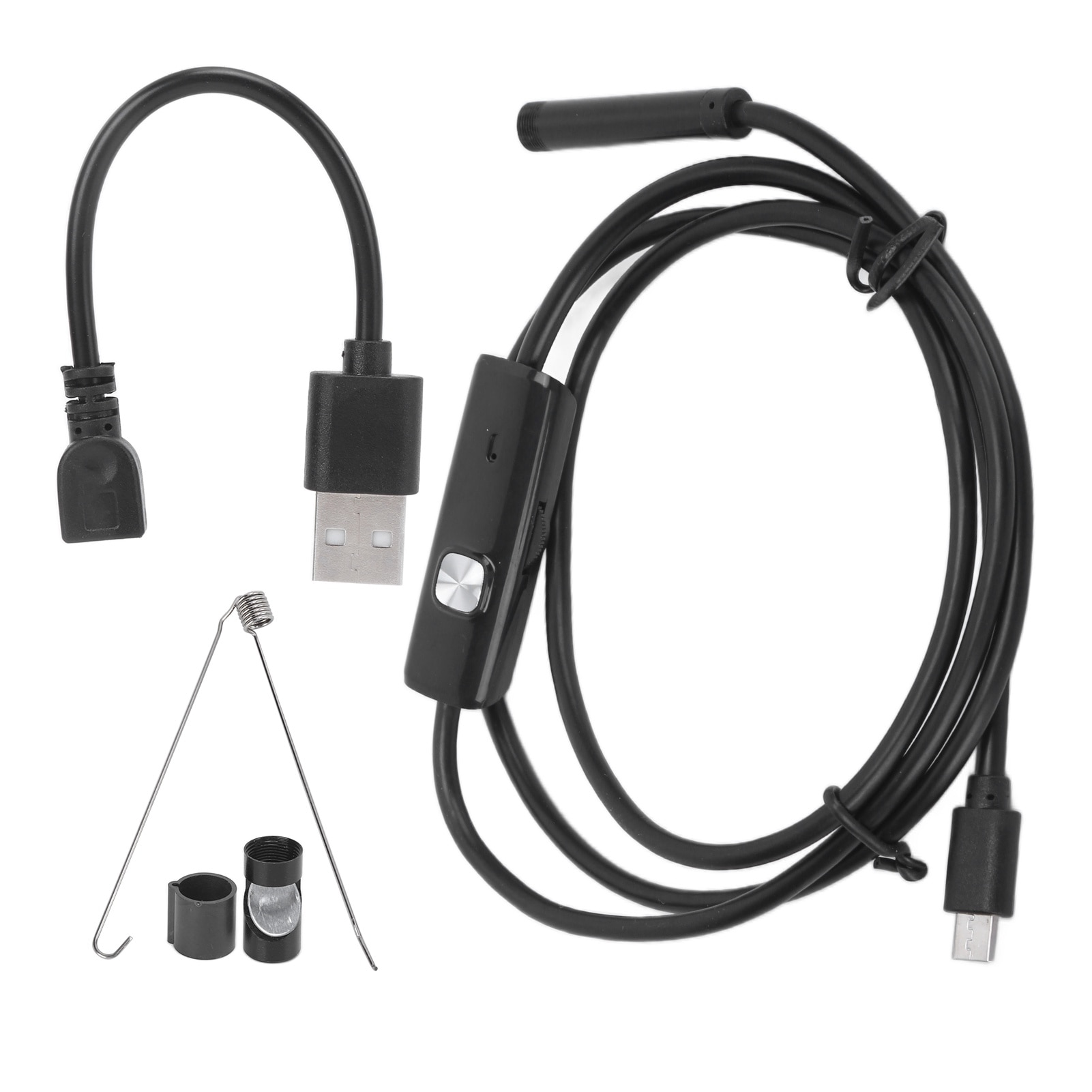 Camera endoscopica Enforose AN97-7, 7mm, IP67, 6 LED-uri ajustabile ...