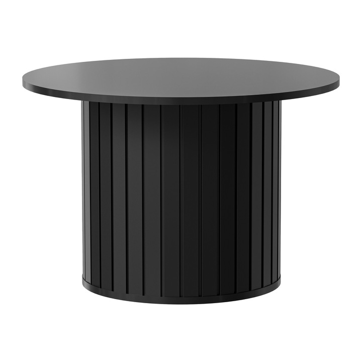 Masuta pentru cafea Terkiro TR07, MIRJAN24, negru, 70x70x47 cm