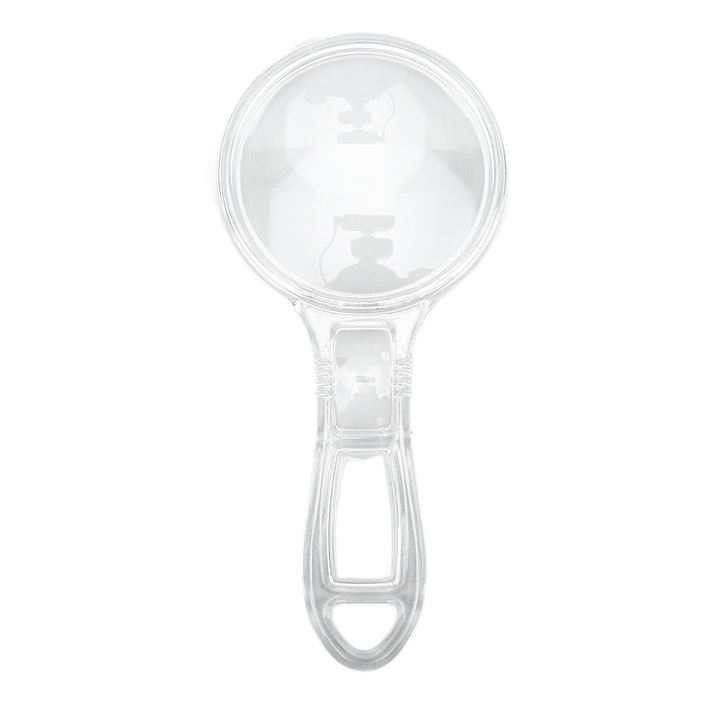 Lupa mini Enforose set 2 bucati 3X/6X, acrilic, 50mmx128mm, portabila