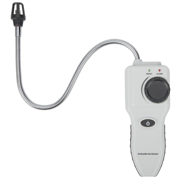 Detector de gaze combustibile Enforose GM8800B, sensibilitate 50ppm, lungime 40.6cm, alimentare cu baterii AA (bateriile nu sunt incluse)