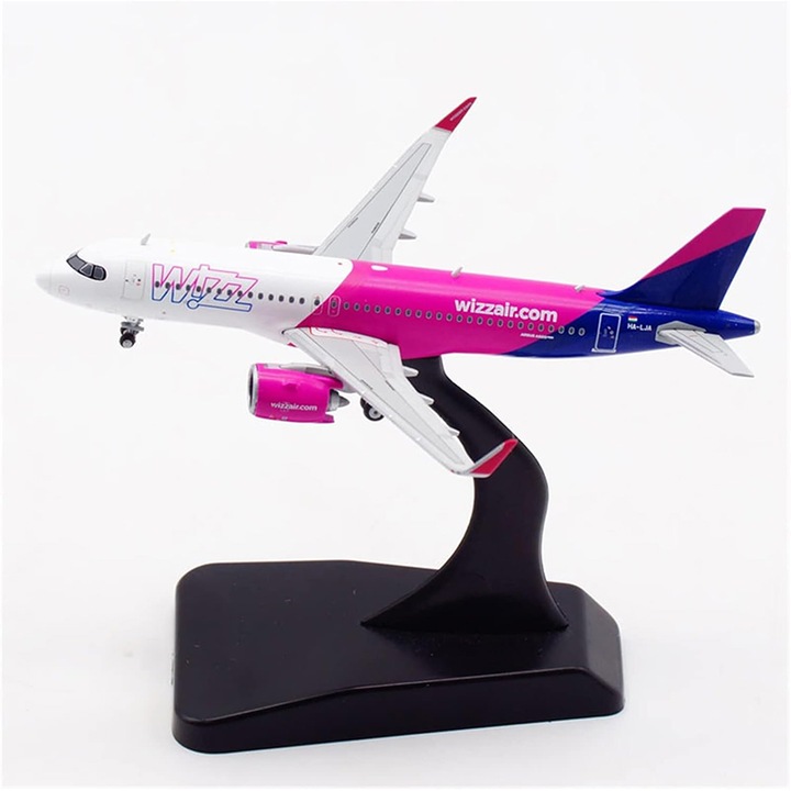 Макет на търговски самолет, Rqiurpn,1/200, метал и пластмаса, A321 NEO HA-LJA WIZZ Air