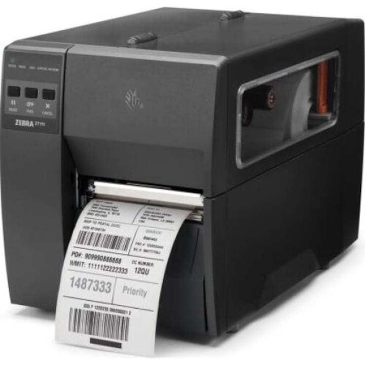 Imprimanta termica Zebra ZT111, Thermal Transfer, 300dpi, USB, USB Host, RS232, Ethernet, Bluetooth