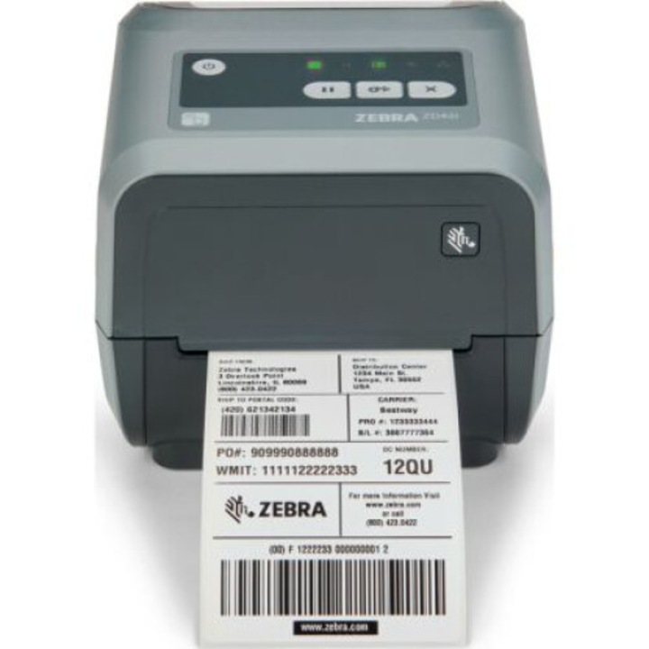 Термопринтер Zebra ZD421T, Термотрансфер, 300dpi, USB, USB Host, Ethernet, Bluetooth