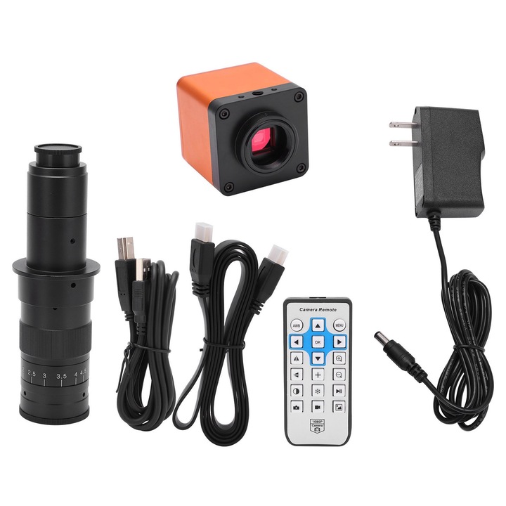 Промишлена камера Longziming 34MP, 2K резолюция, обектив C-Mount, цветна, 95 mm