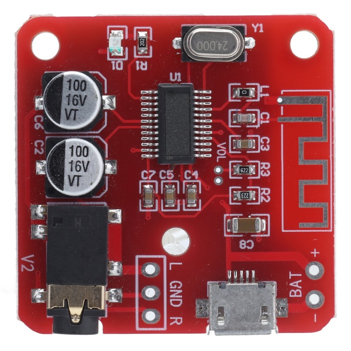 Enforose audiovevő kártya, Bluetooth 5.0 Audio HD MP3, XH‑A250