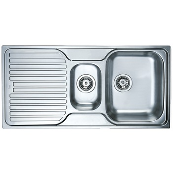 Chiuveta Teka Princess 1 1/2 B 1D, 1000 x 500, inox, picurator stanga Chiuveta Teka Princess 1 1/2 B 1D, 1000 x 500, inox, picurator stanga