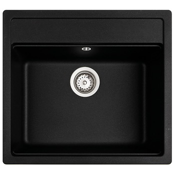 Chiuveta tegranit Teka Menorca 60S TG 1B, 570 x 510, reversibila, Schwarzmetallic Chiuveta tegranit Teka Menorca 60S TG 1B, 570 x 510, reversibila, Schwarzmetallic