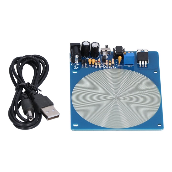 Generator de unde Schumann, Enforose, 102x80mm, alimentare DC5V, design simplu, usor de utilizat