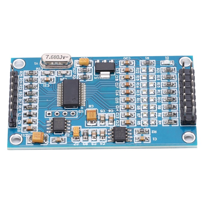 Placa de achizitie de date pentru modulul ADC pe 24 de biti si 8 canale cu rata de iesire a datelor de inalta precizie 30ksps ADS1256