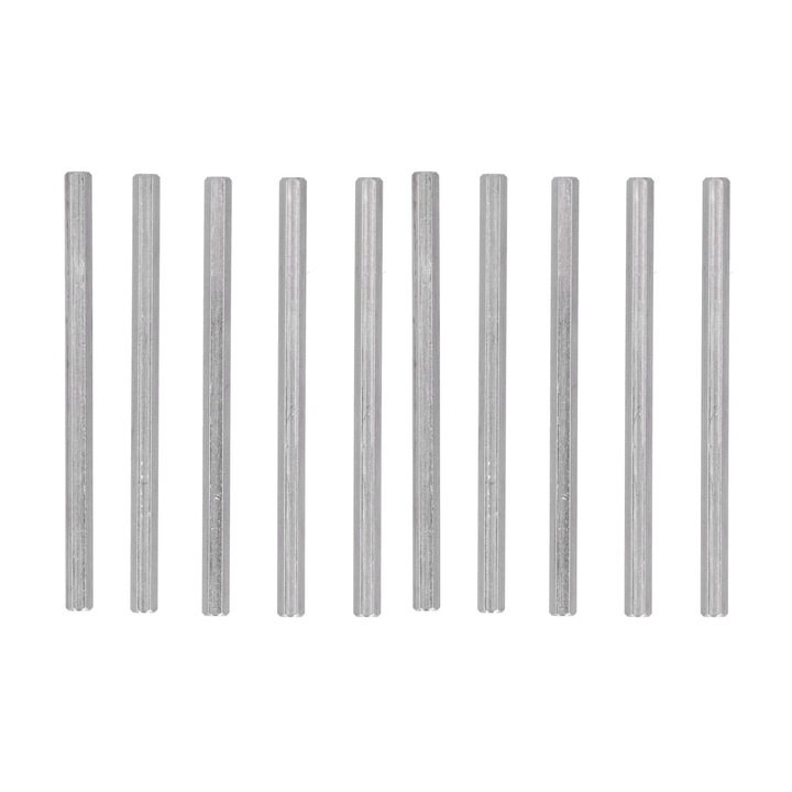 Set 10 buc. piulite tija lunga hexagonale, Enforose, inox, diametru 5mm