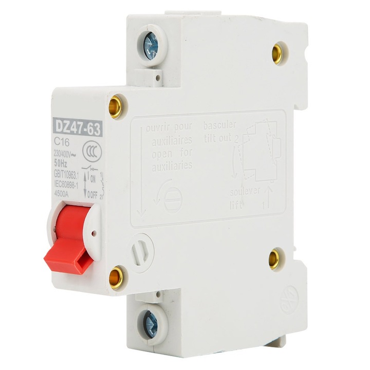 Set 12 bucati intrerupator de circuit miniatural inteligent DZ47-63 1P, Enforose