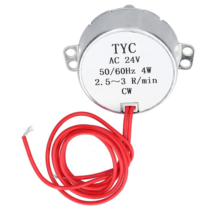 Motor sincron 50TYC, Enforose, AC24V, 2.5-3RPM, metal, cauciuc, plastic