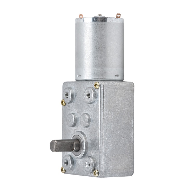 Enforose JSX100-370 csigahajtóműves motor, DC 24V, 62rpm, önzáró, 1kg.cm