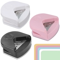 Set perforatoare colturi, Usor de folosit, plastic, 3 culori, OUYLAF, multicolor