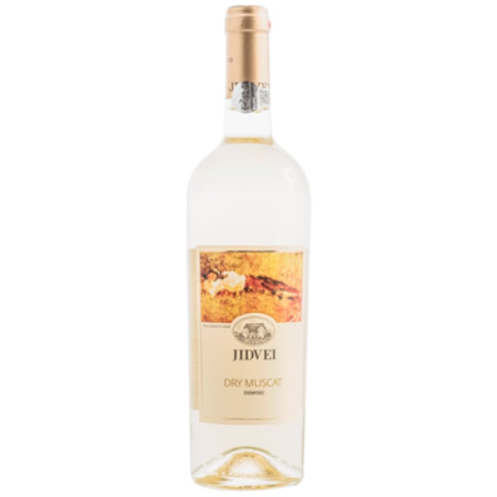 Vin Alb, Jidvei, Muscat Dry, Tablou Grigorescu, demisec, 0.75 l