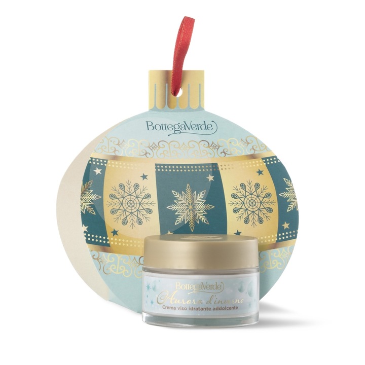 Set cadou femei, ingrijire ten, cu ulei de migdale dulci - Aurora D'inverno, 50 ML, Bottega Verde