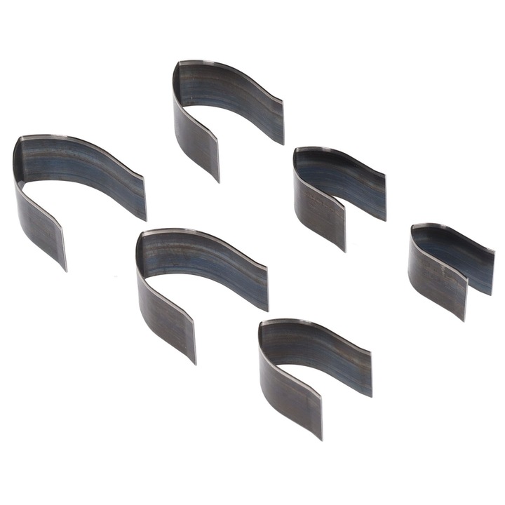 Set 6 unelte de taiere din piele, Enforose, din otel aliat, pentru diverse materiale, cutie de depozitare