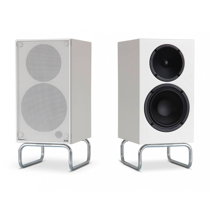 Комплект от 2 активни колони ELAC Debut ConneX DCB41, HDMI ARC, Phono, USB, Адсум Уайт