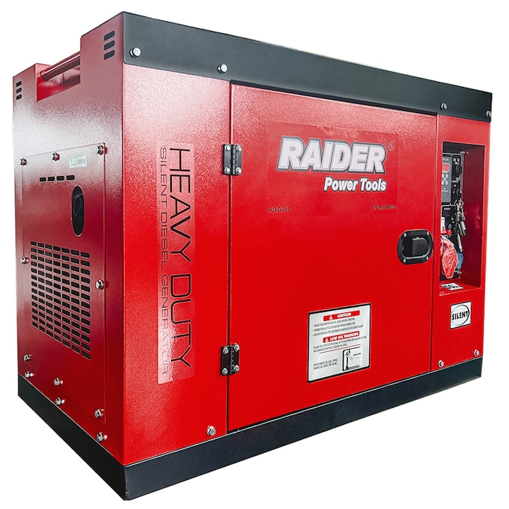 Generator Diesel 10kW 230V&380V pornire electrica ATS RAIDER RD-GG15