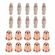 Set 20PCS duze electrod din alama, 0.8mm, pentru aparate de sudura Trafimet S45