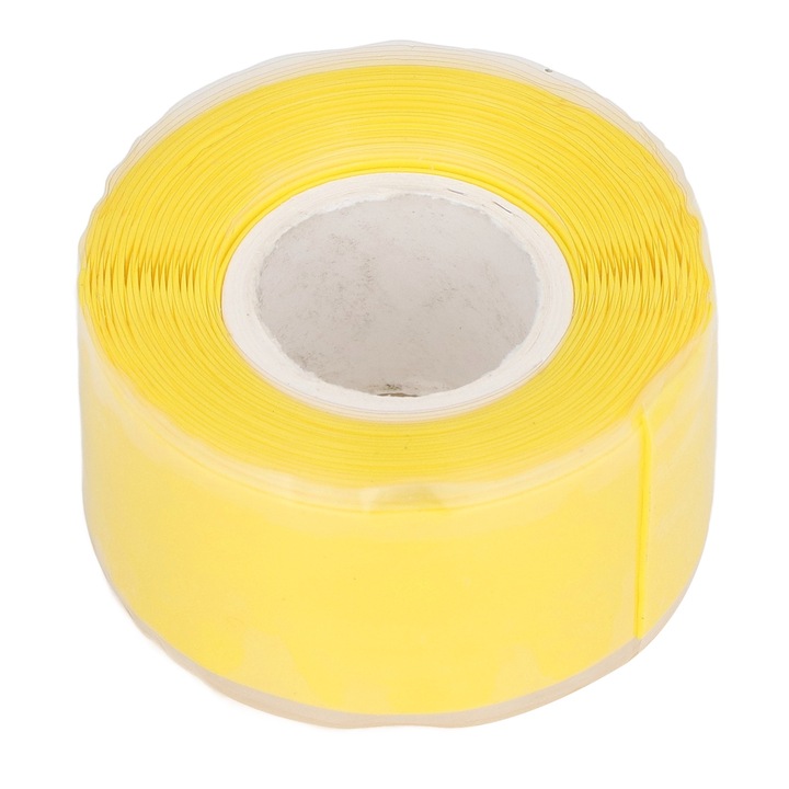 Set banda adeziva silicon impermeabil, Enforose, 3 metri, rezistenta la temperaturi extreme, auto-fuzibil