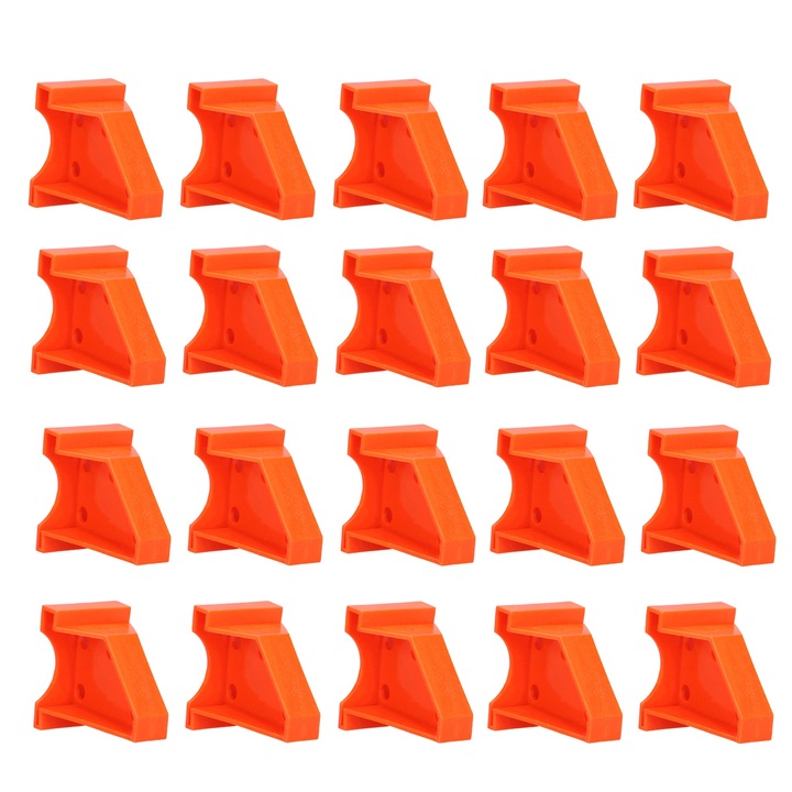 Комплект от 20 бр. ABS дистанционери за под, Enforose, триъгълен дизайн, лесна употреба, 1/4 инча и 1/2 инча