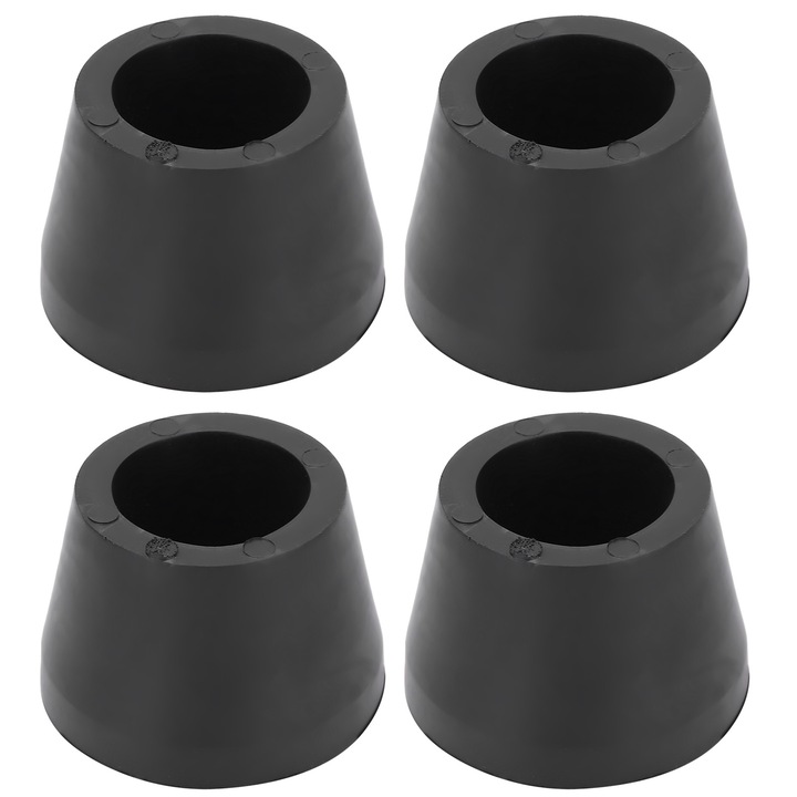Set 4 protectii picior pentru compresor aer, Enforose, anti-vibratii, 45x30mm, plastic