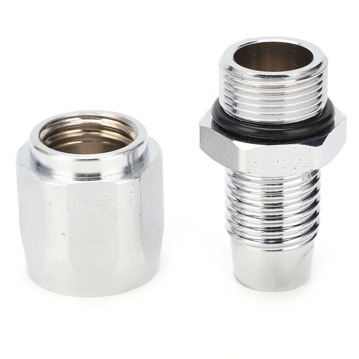 Jormftte olajcső csatlakozó, 3/4 hüvelyk, sárgarézből, méretek 28x30mm