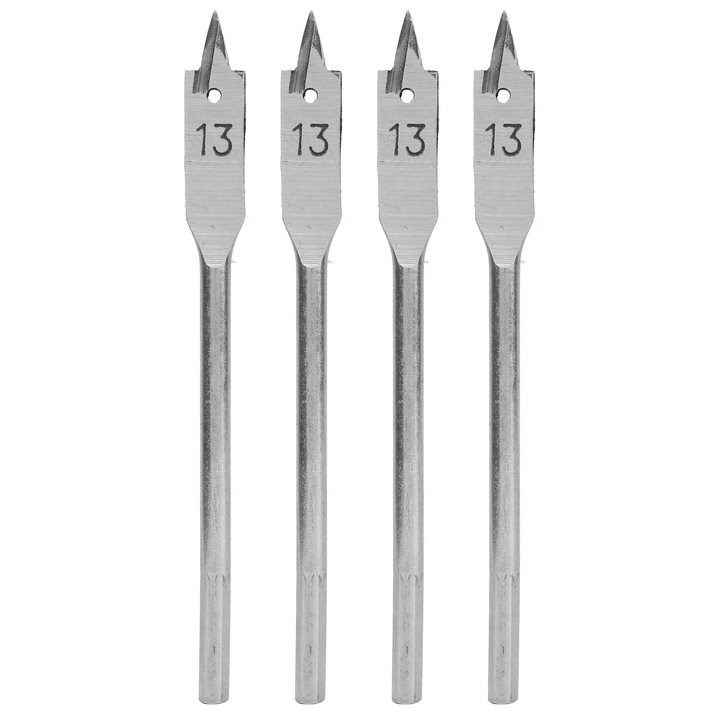 Set 4 burghie plate Enforose, otel carbon, 13mm, 45mm lungime