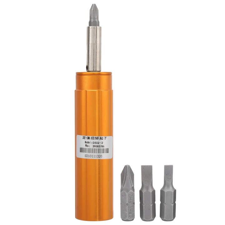 Jormftte DSQ-2 előre beállított nyomaték csavarhúzó, 2Nm, 128mm, 1/4in