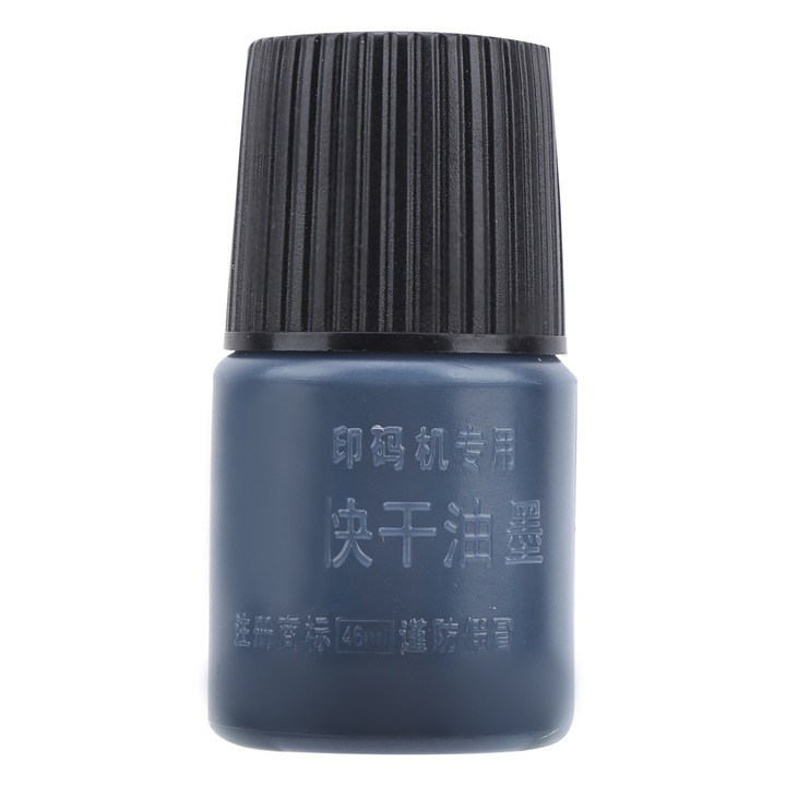 Set cerneala cu uscare rapida, Enforose, 12 buc., neagra, rezistenta la apa, 46ml