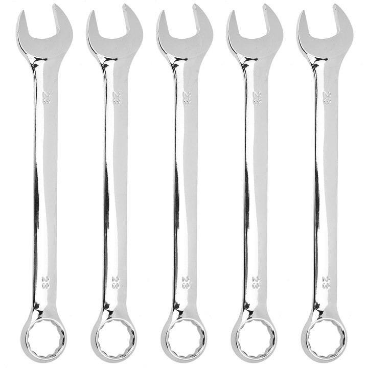 Set 5 Chei Combinate Enforose, Otel Chrome Vanadiu, 23mm, Lungime 263mm