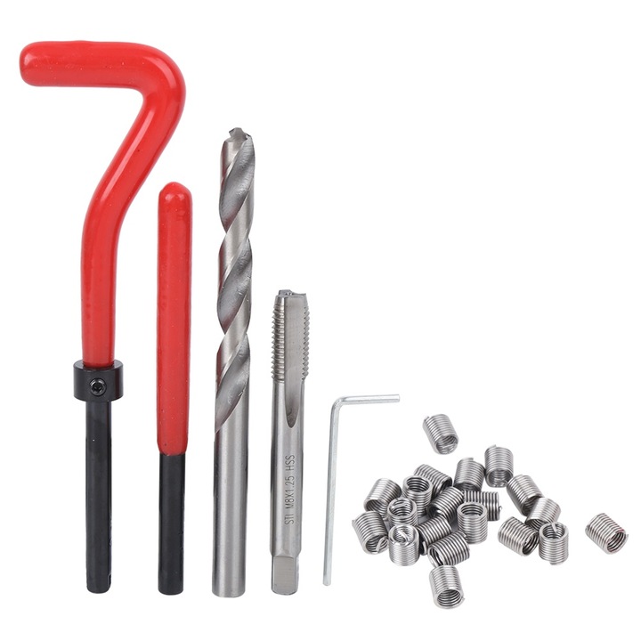 Set scule reparare filet M8, Enforose, 25 bucati, metal