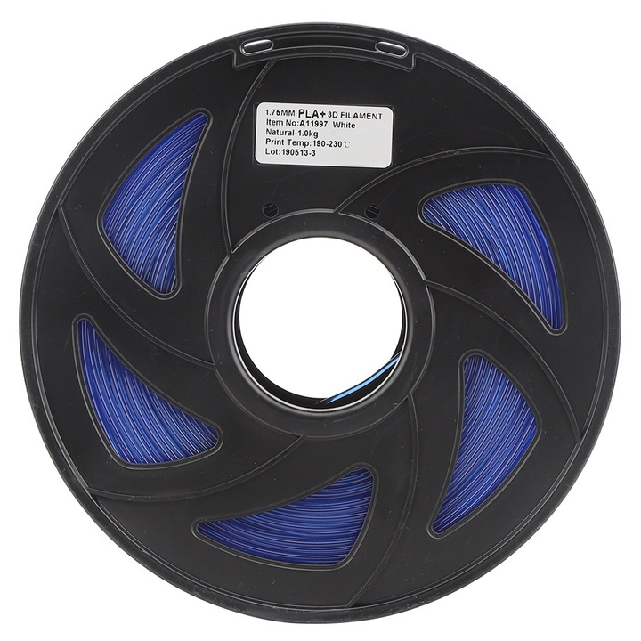 Filament 3D Enforose PLA 1.75mm, albastru, 1kg, set consumabile