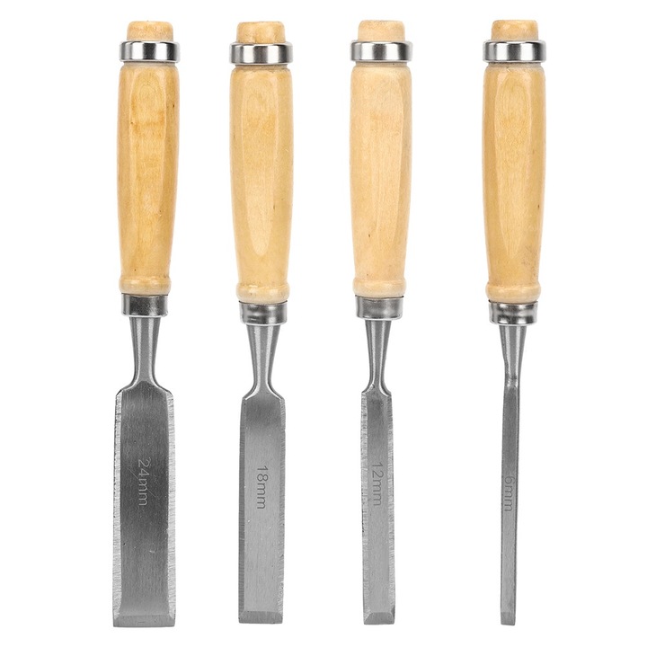 Комплект инструменти за гравиране от стомана, Enforose, 4 бр