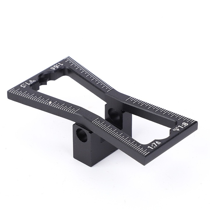 Маркер за фуги със зъби, Enforose, алуминий, 1:5/1:6/1:7/1:8 мм, дърводелски инструменти