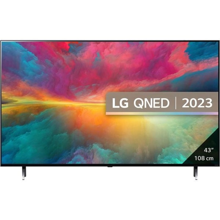 Смарт телевизор QNED Smart TV LG 43QNED773RB, Ultra HD 4K, HDR, 108 см, клас G, черен