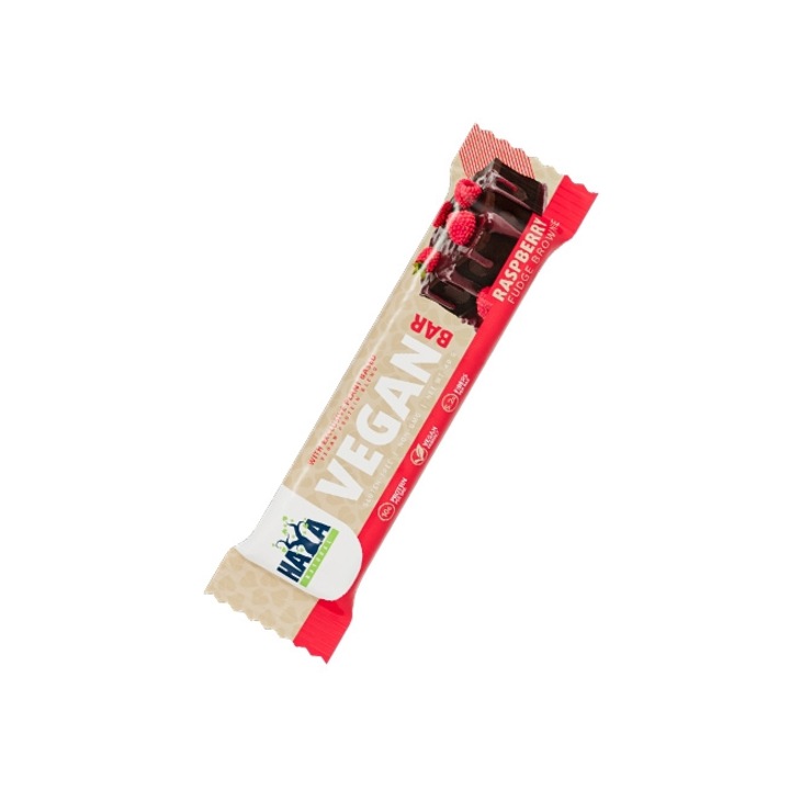 Хранителна добавка, Haya Labs, Vegan Bar, Raspberry Fudge Brownie, 40 g