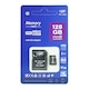 Card de memorie MicroSD PNI 128GB cu adaptor SD, Clasa 10, 80 Mb/s, V30