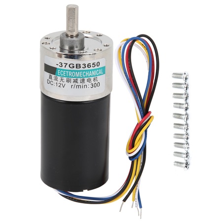 Fara Motor Motor fara perii XD-37GB3650, 12V, 300rpm/min, cu protectie la ...