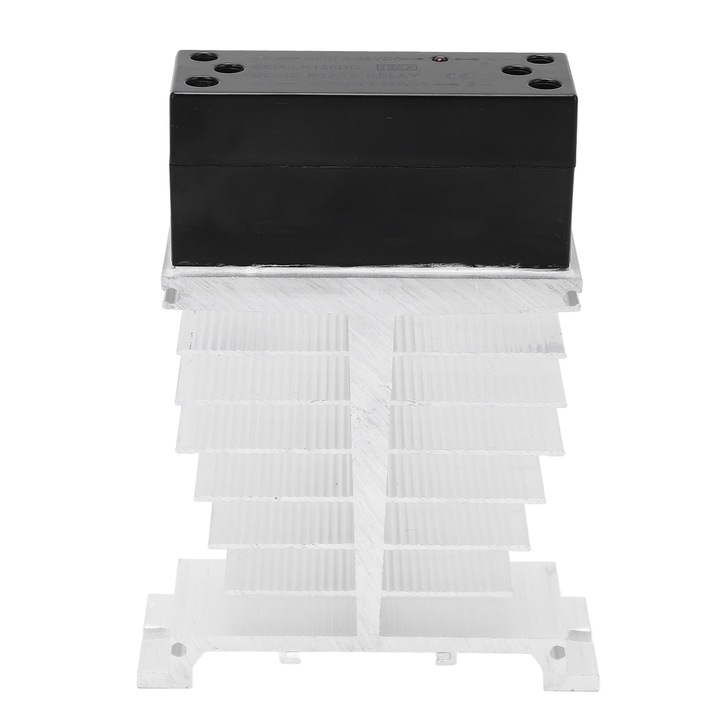 Releu cu stare solida DC la DC cu intrare radiator 3-32 VDC Iesire 5-220 VDC Modul SSR sigur 120 A