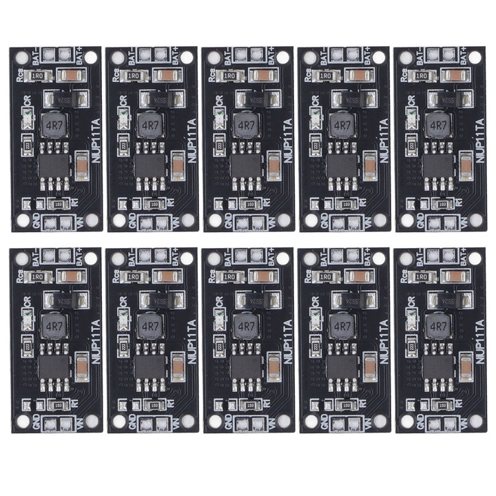 Set 10 buc 1S NiMH NiCd Modul de incarcare a bateriei Placa de alimentare a bateriei NiMH NiCd robusta, rezistenta la uzura