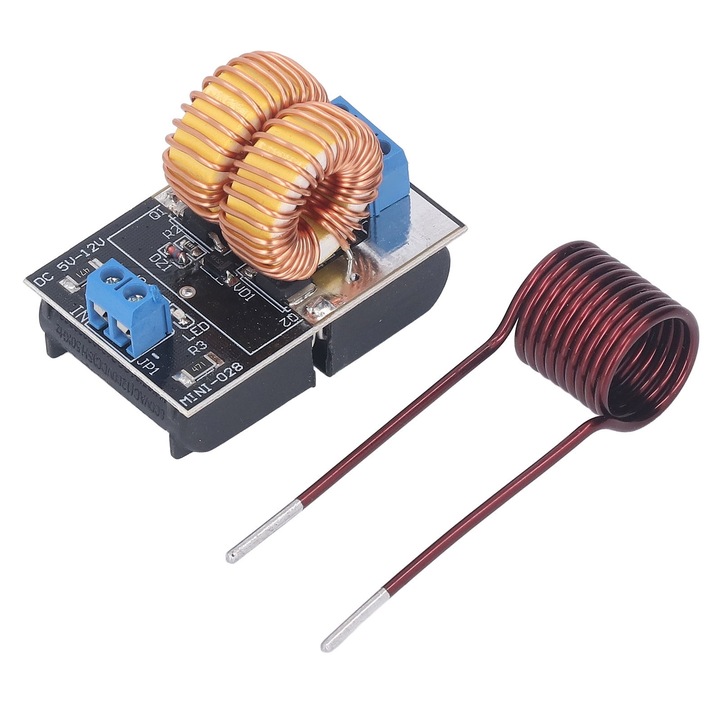 Modul de incalzire de joasa tensiune ZVS, Enforose, 120W, 5V-12V, pentru topirea metalelor