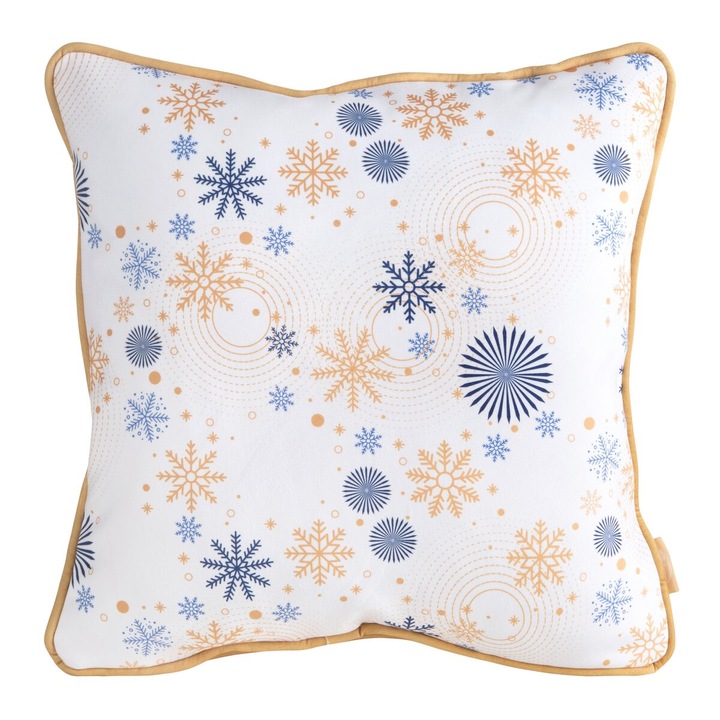 Karácsonyi bársony párnahuzat nyomattal 45x45 cm CAROL01 Eurofirany