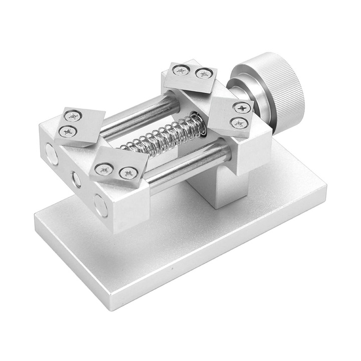 Инструмент за премахване на рамката на часовник, 4 закалени остриета, силна компресионна пружина, от неръждаема стомана, сребрист, Enforose