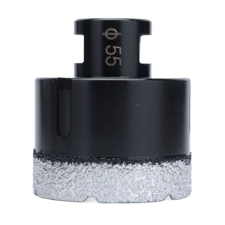 Set de burghie diamantate Enforose, 55mm, negru, pentru granit si marmura