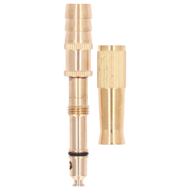 Duza pentru furtun, Pulverizator reglabil de inalta presiune din alama, Atomizor de pulverizare pentru udare si spalare