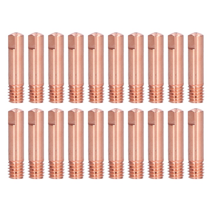 Set 20 bucati duze contact sudura Enforose 15AKx1.2, cu margini netede, din cupru